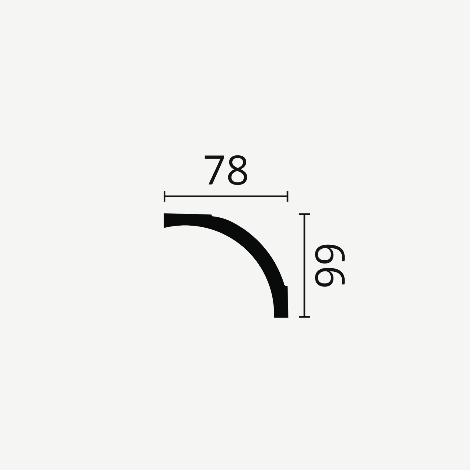 TAKLIST NOMASTYL B1, 80x65 mm  - 2