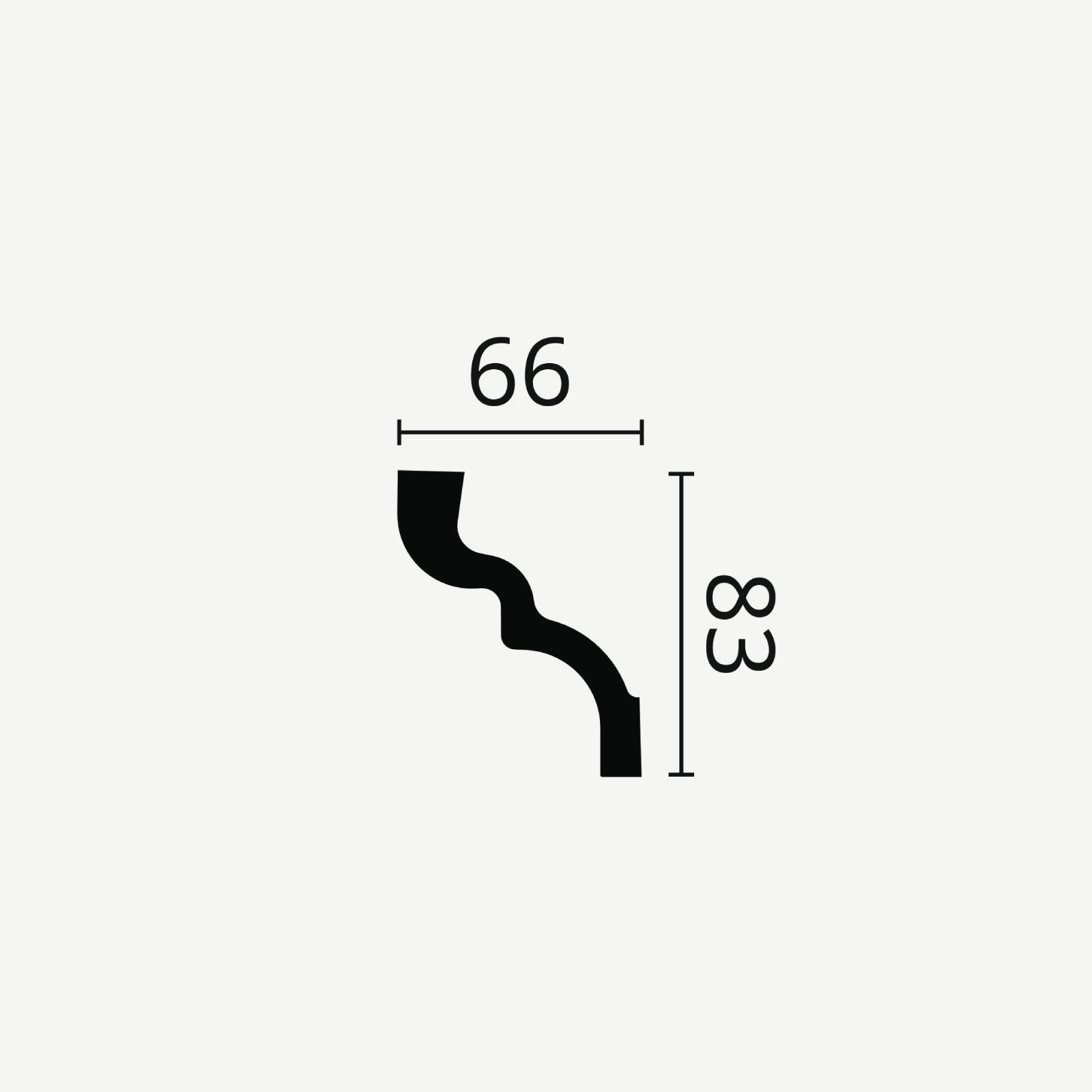 TAKLIST NOMASTYL C, 80x65 mm  - 2