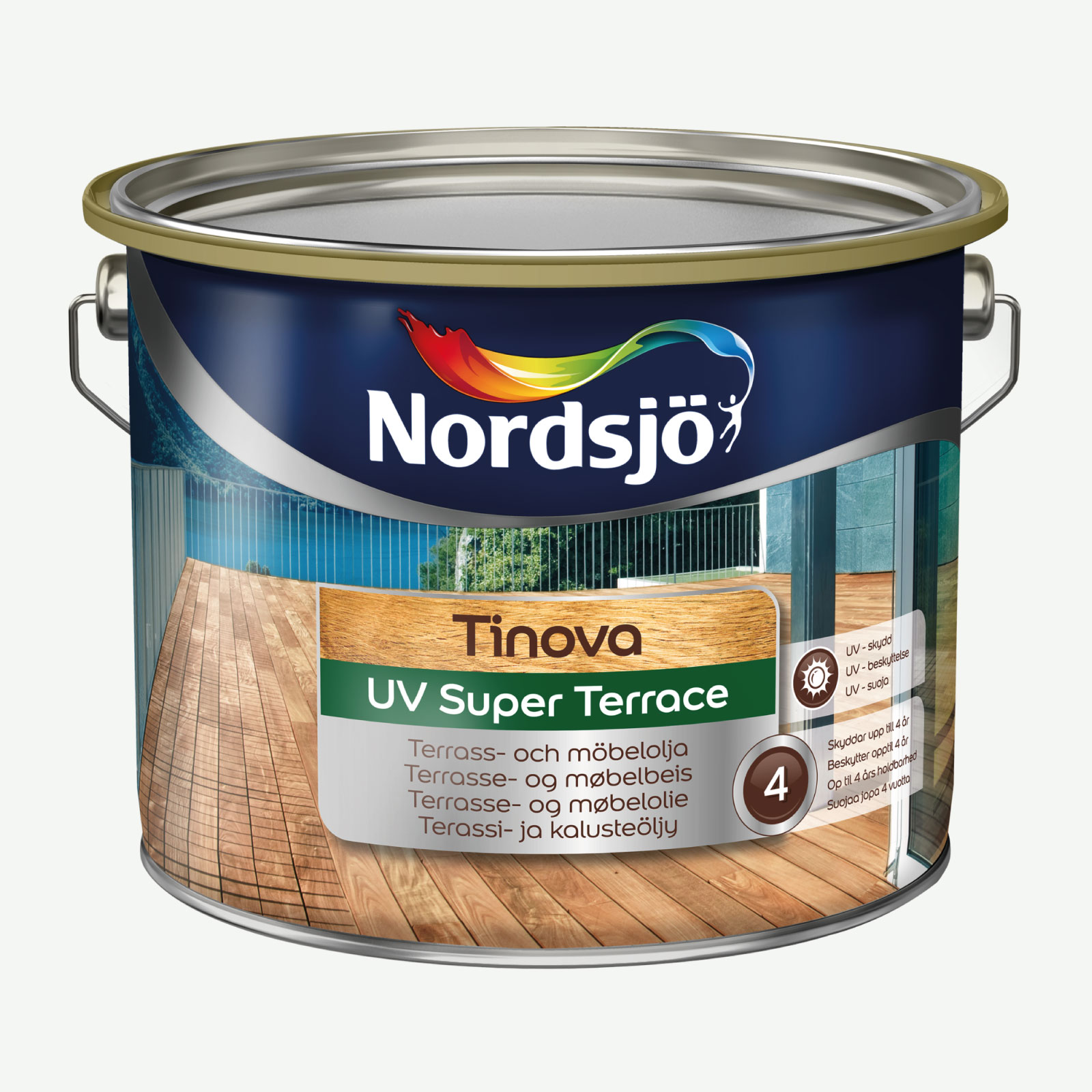 TERRASSOLJA TINOVA UV SUPER TERRACE, 2.5 L