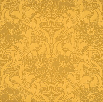 TAPET DAHLIA SCHROLL, Giallo