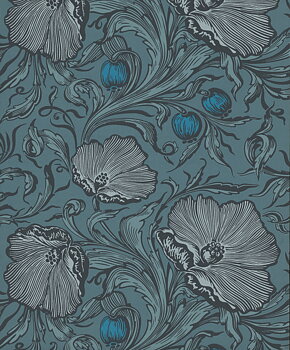 TAPET POPPY TRAIL, Air Force Blue