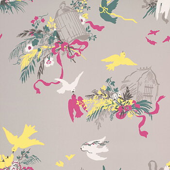 TAPET VOLIERES,  French Grey