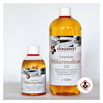  FÖRTUNNING MÅLARMEDIUM, flera val