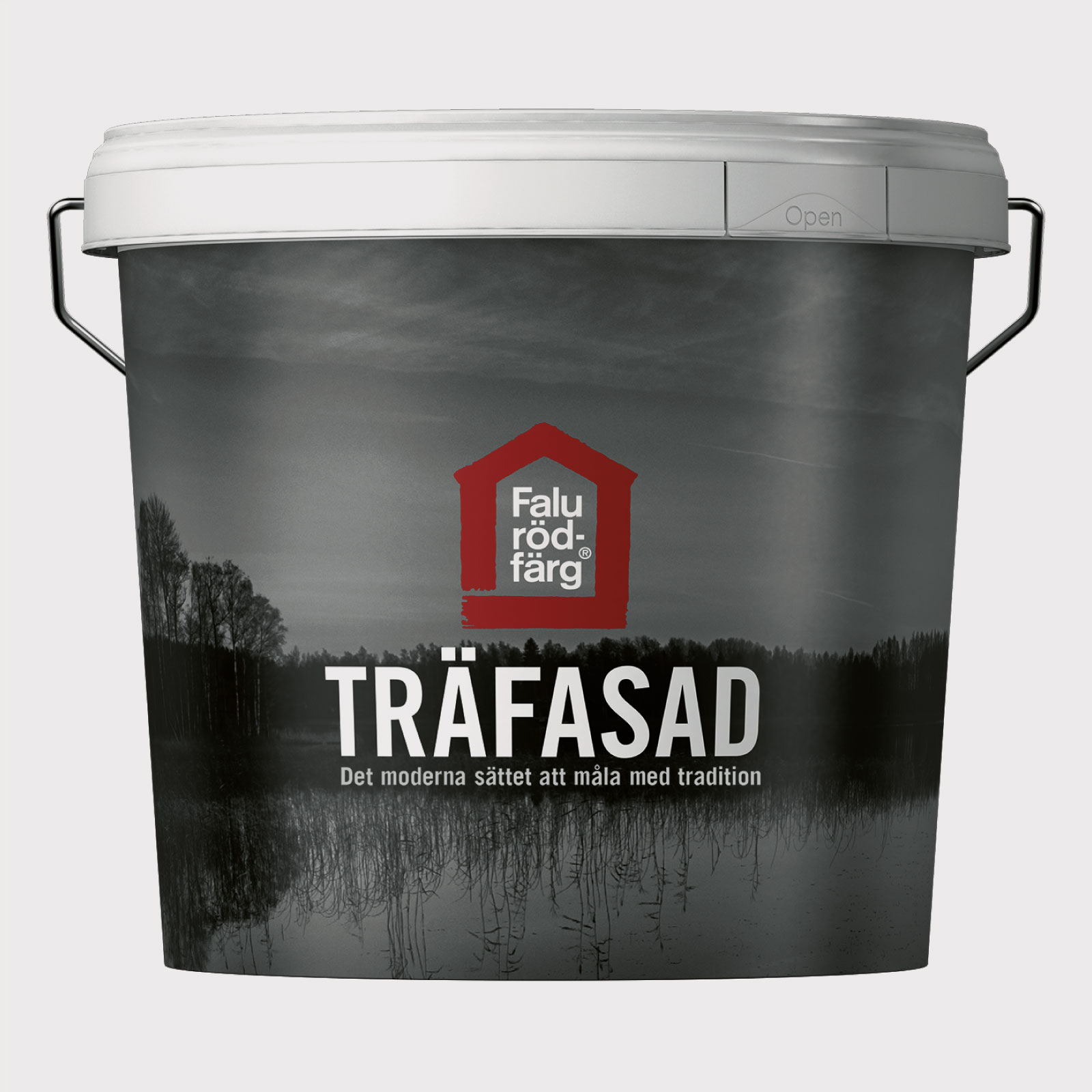 TRÄFASAD LJUSRÖD, olika storlekar - 3