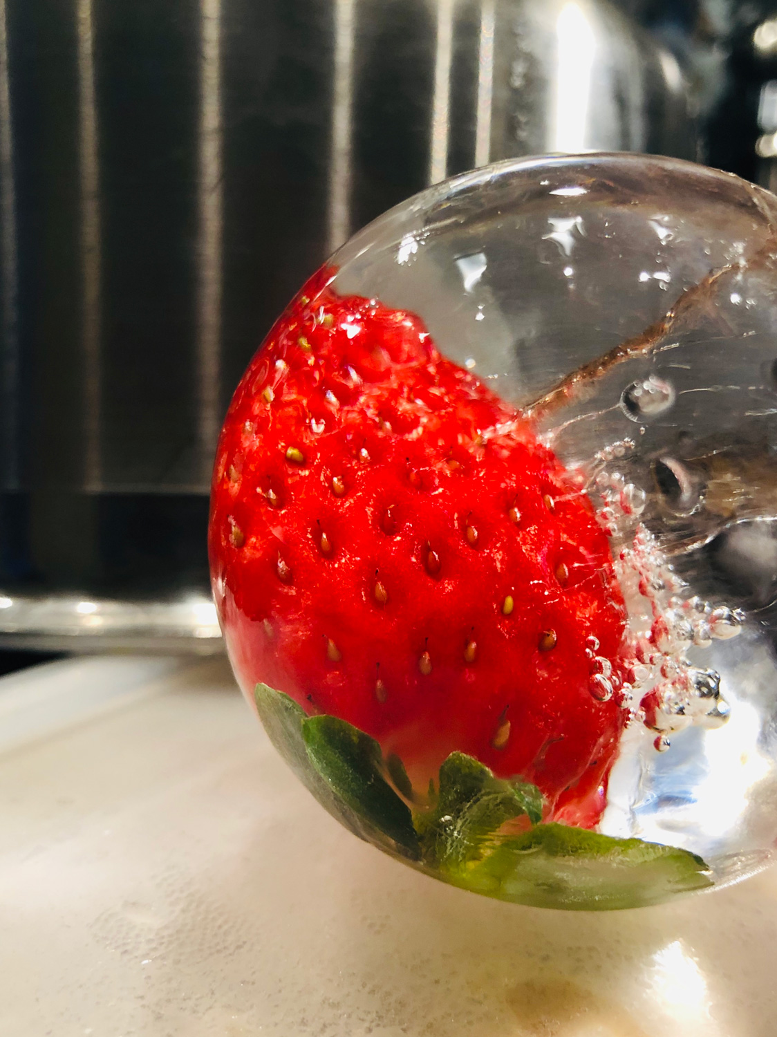 Form för kristallklar is - Boll - 4