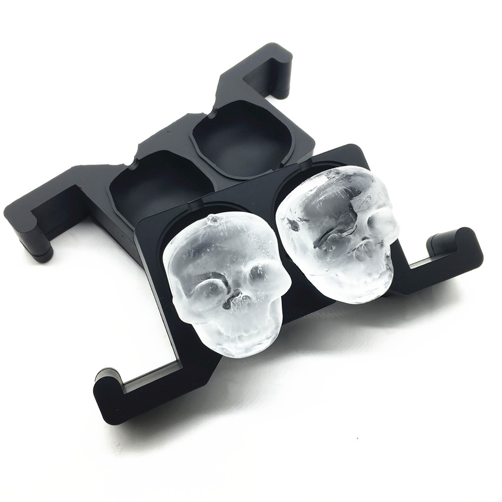 Mold for crystal clear ice - skull - 4