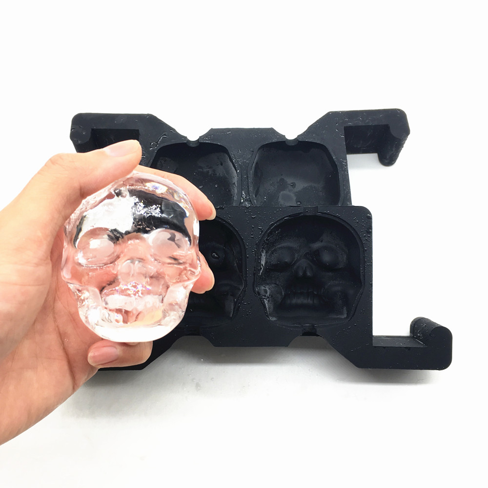 Mold for crystal clear ice - skull - 2