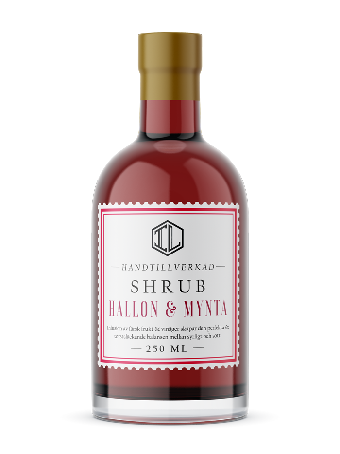 Infused Liquid Hallon/Mynta Shrub