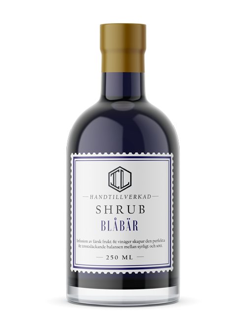Infused Liquid Blueberry Shrub