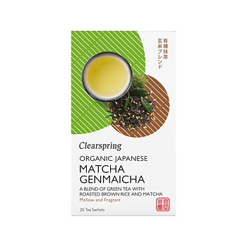 Organic Japanese Matcha Genmaicha 20p x4, EKO