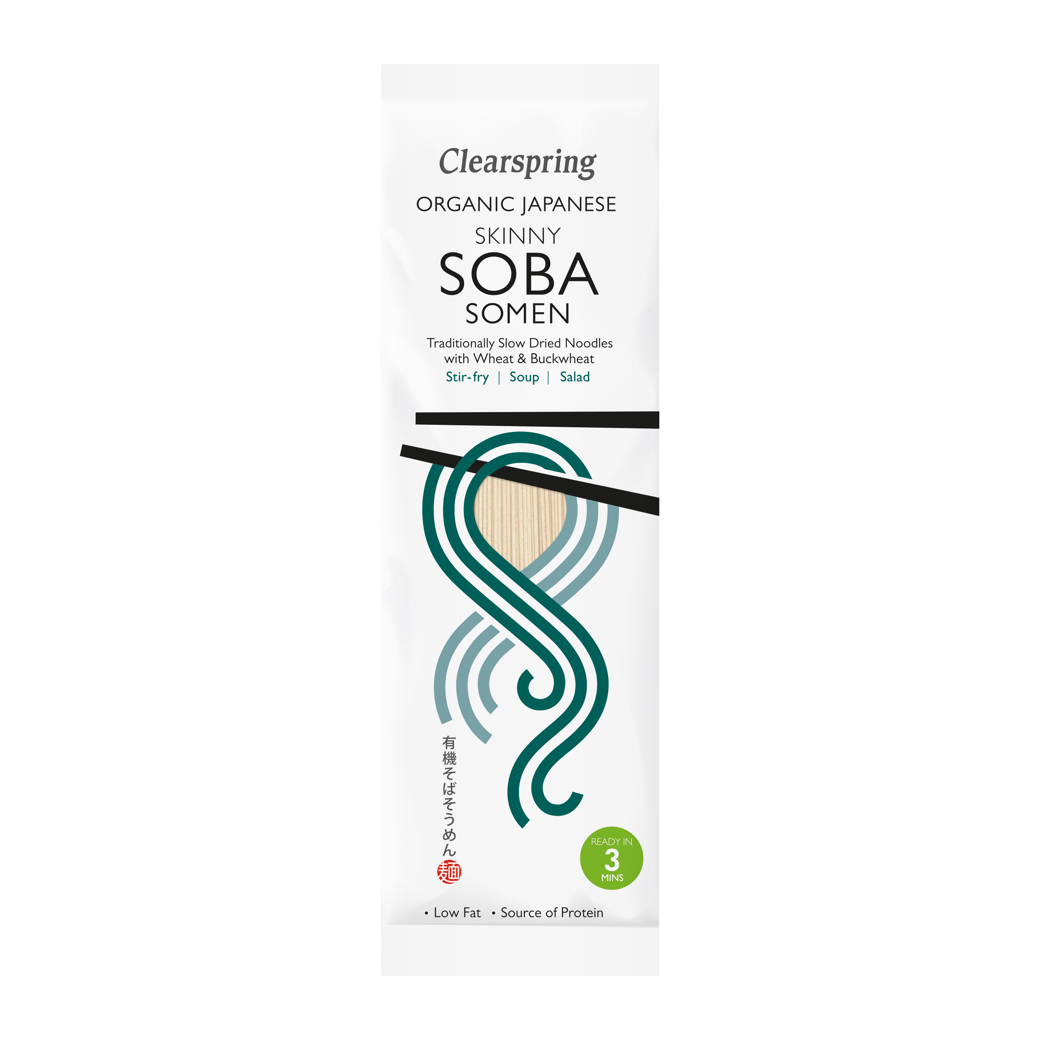 Nudlar Soba Somen (Smala) 200g x12, EKO