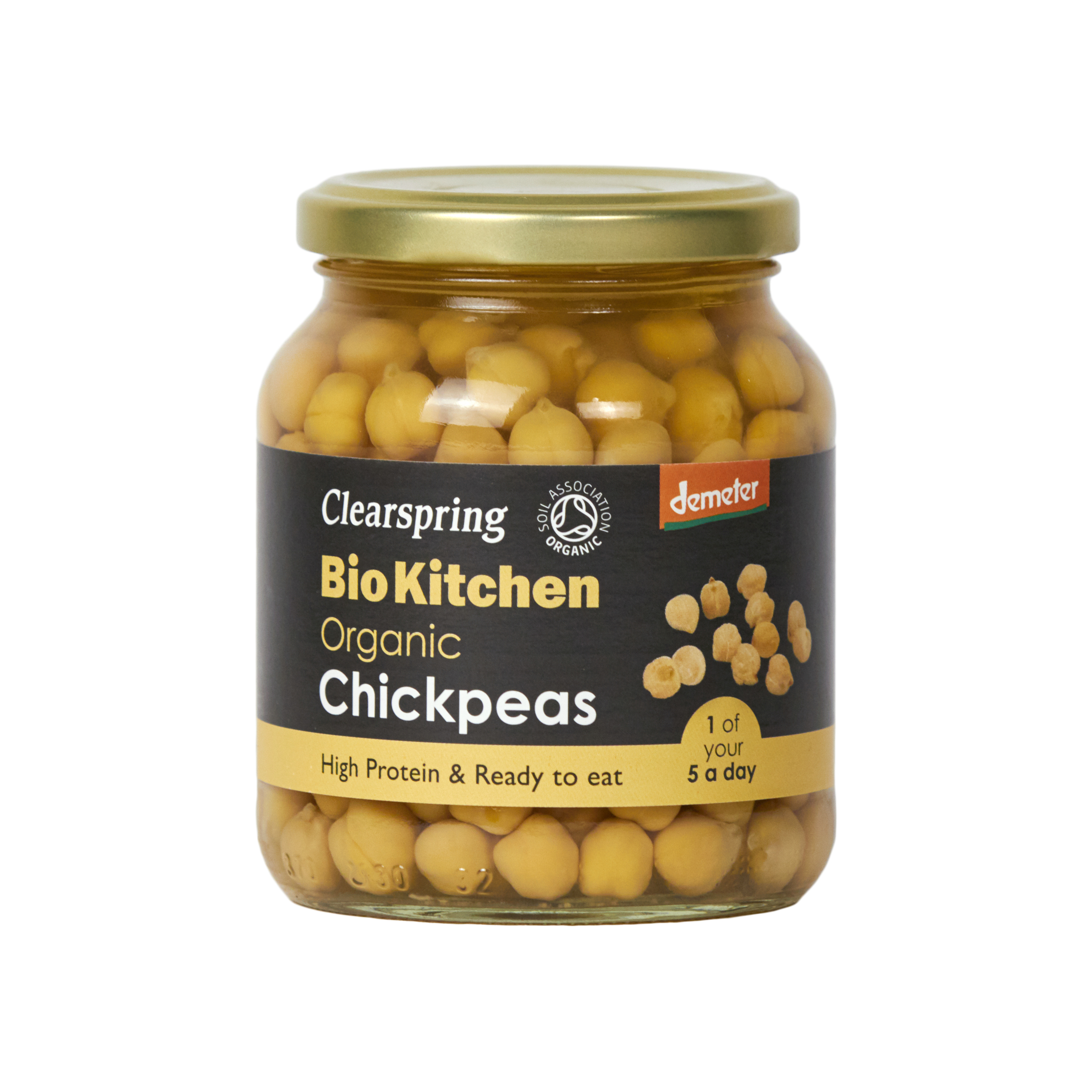 Kikärtor i glas 350g x6, EKO - 3