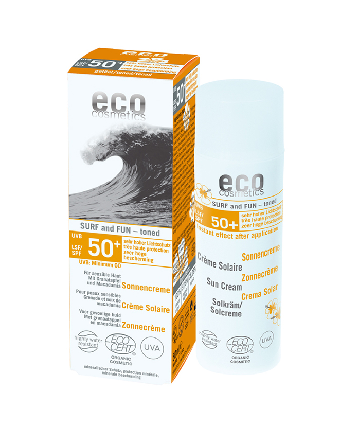 Solkräm SURF tonad SPF 50+ x4, EKO - 2