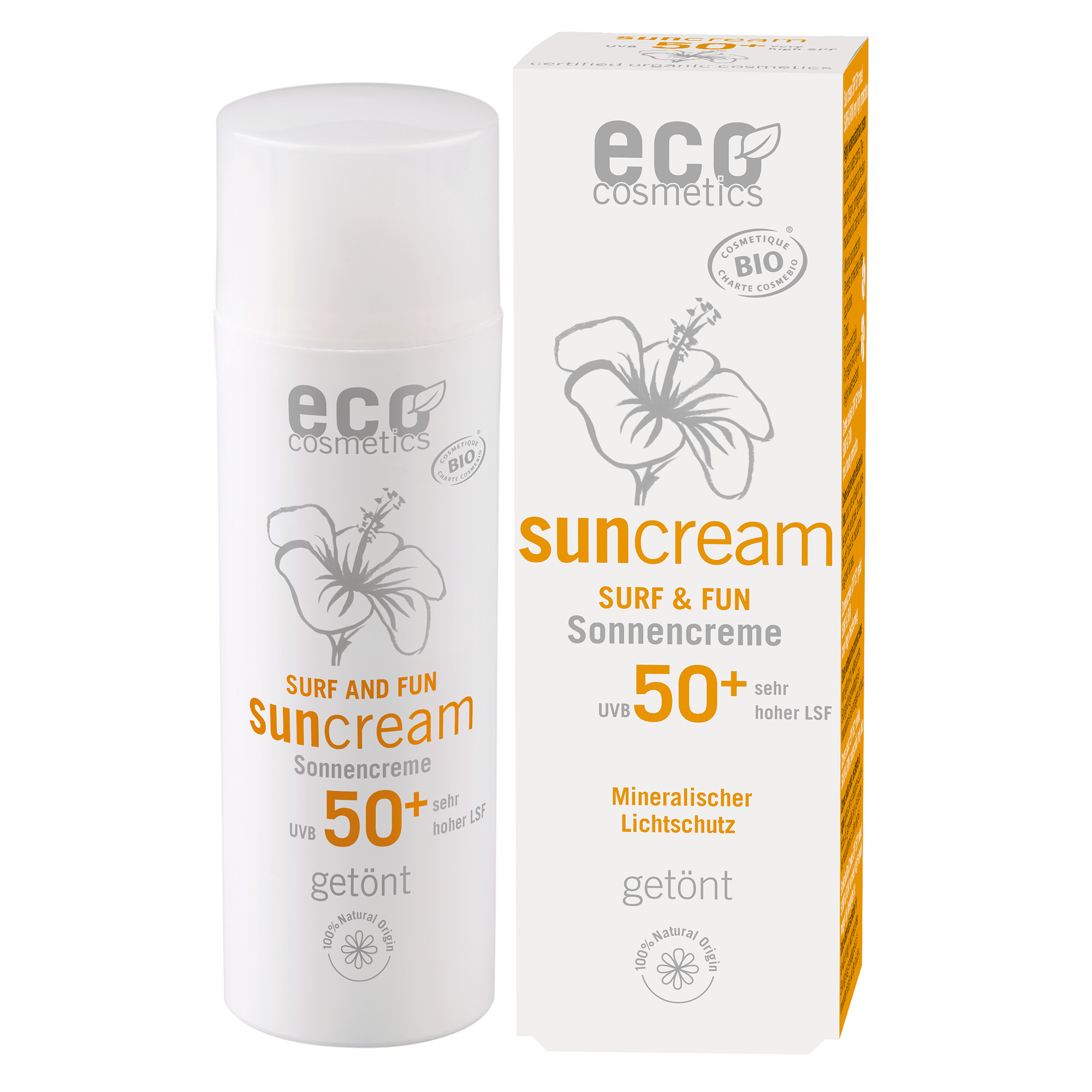 Solkräm SURF tonad SPF 50+ x4, EKO
