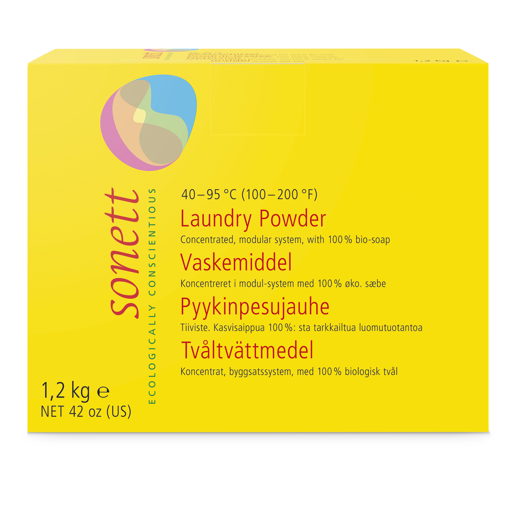 Tvättmedelspulver 1,2kg x4