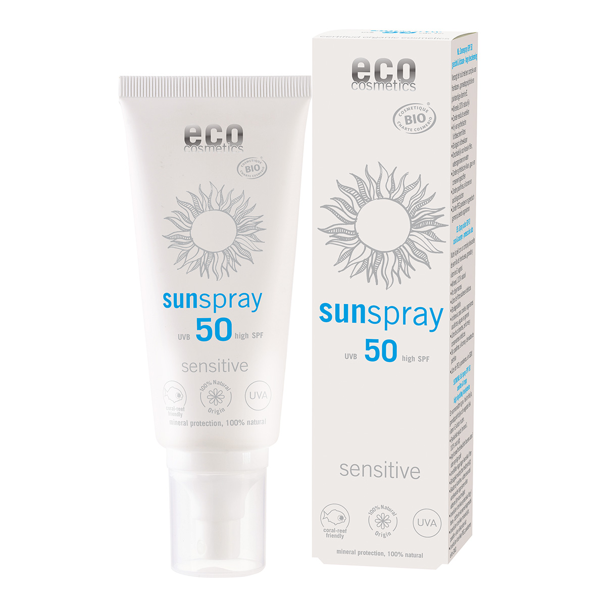 Solspray Sensitiv SPF 50 100ml x4, EKO