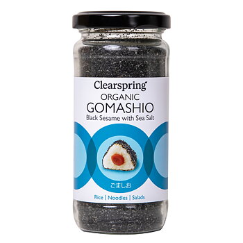 Gomashio - svarta sesam med havssalt 100g x6, EKO