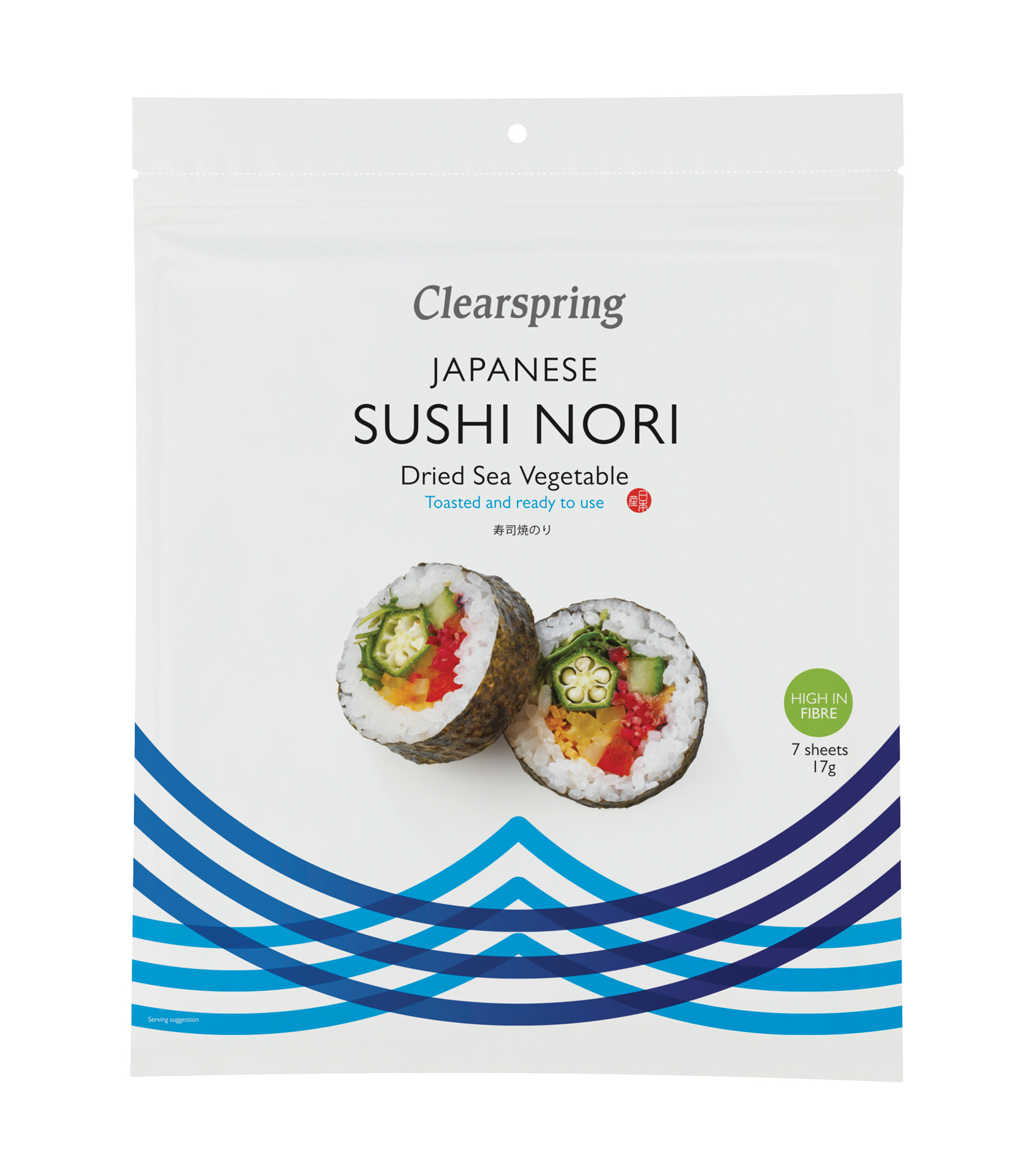 Alg Sushi Nori (rostad) 7 ark 17g x8