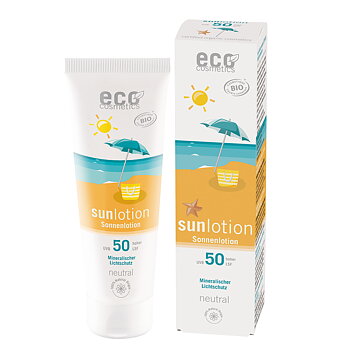 Sollotion Neutral SPF 50 Sheasmör & Nattljus 125ml x4, EKO