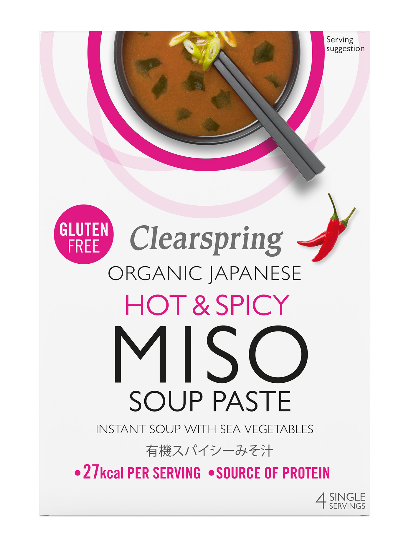 Misosoppa Hot & Spicy (4x15g) x8, EKO - 2