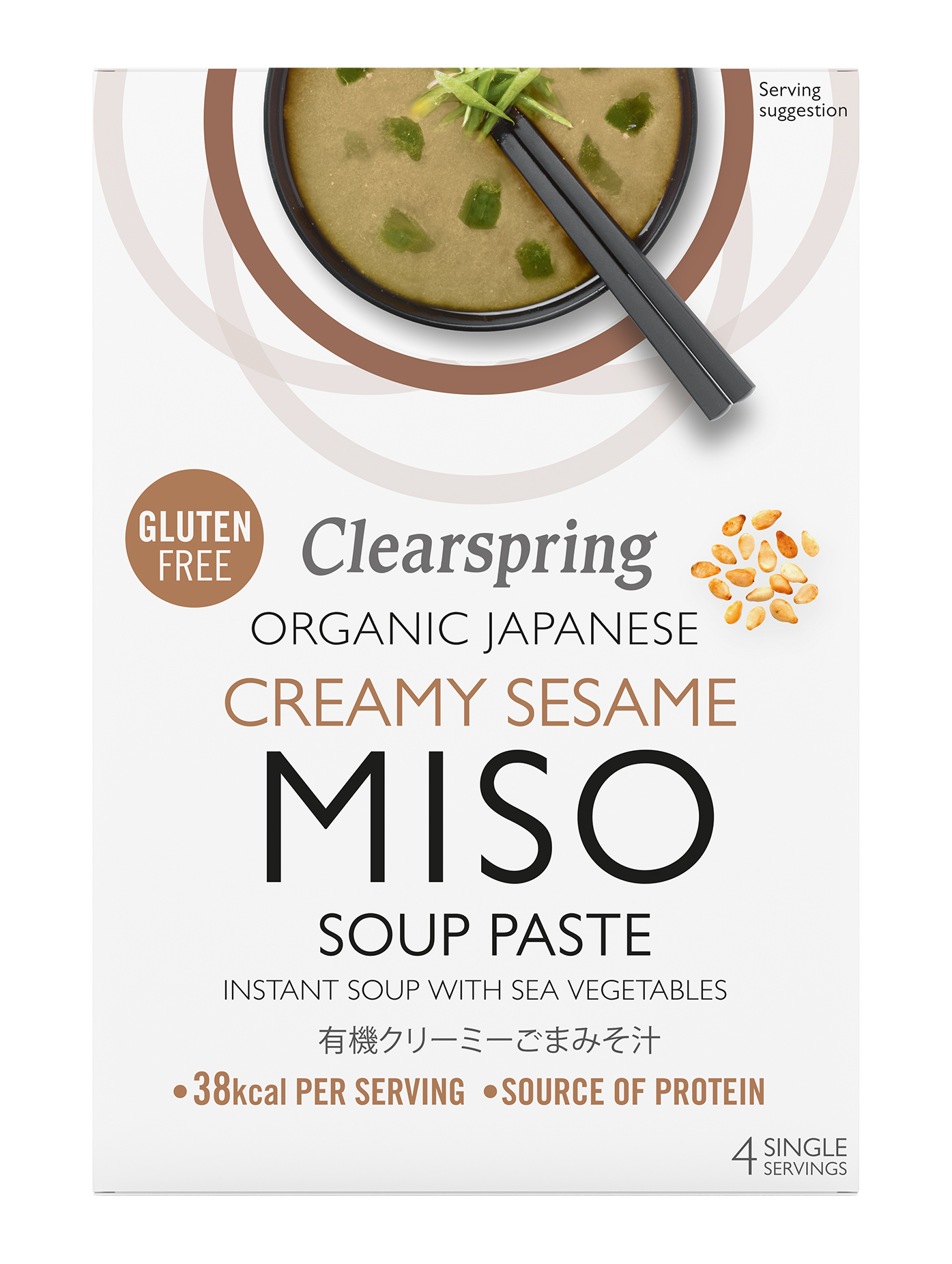 Misosoppa Creamy Sesame (4x15g) x8, EKO - 2