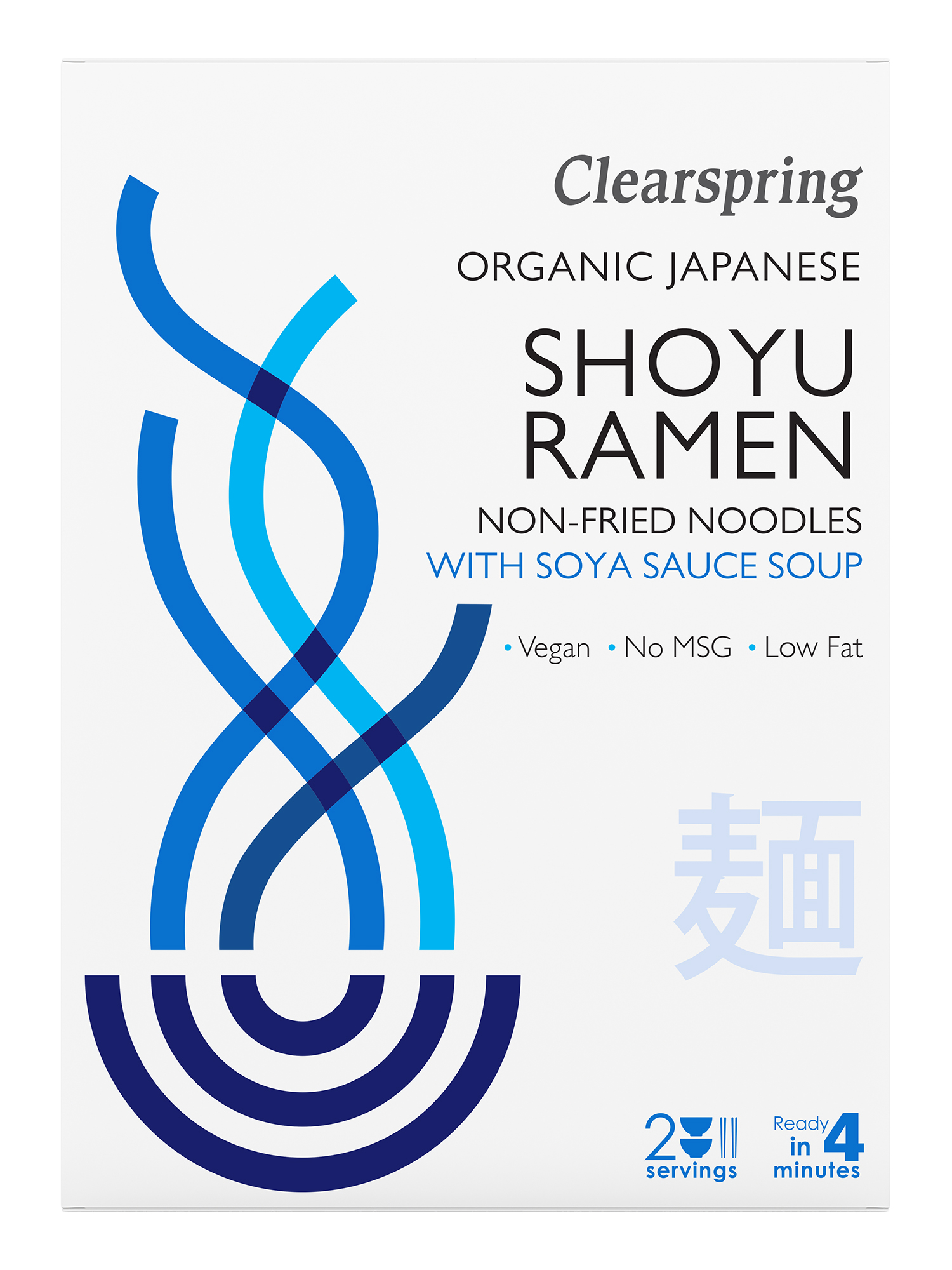 Ramen nudlar (Shoyu) sojasås (2x105g) x5,EKO - 2