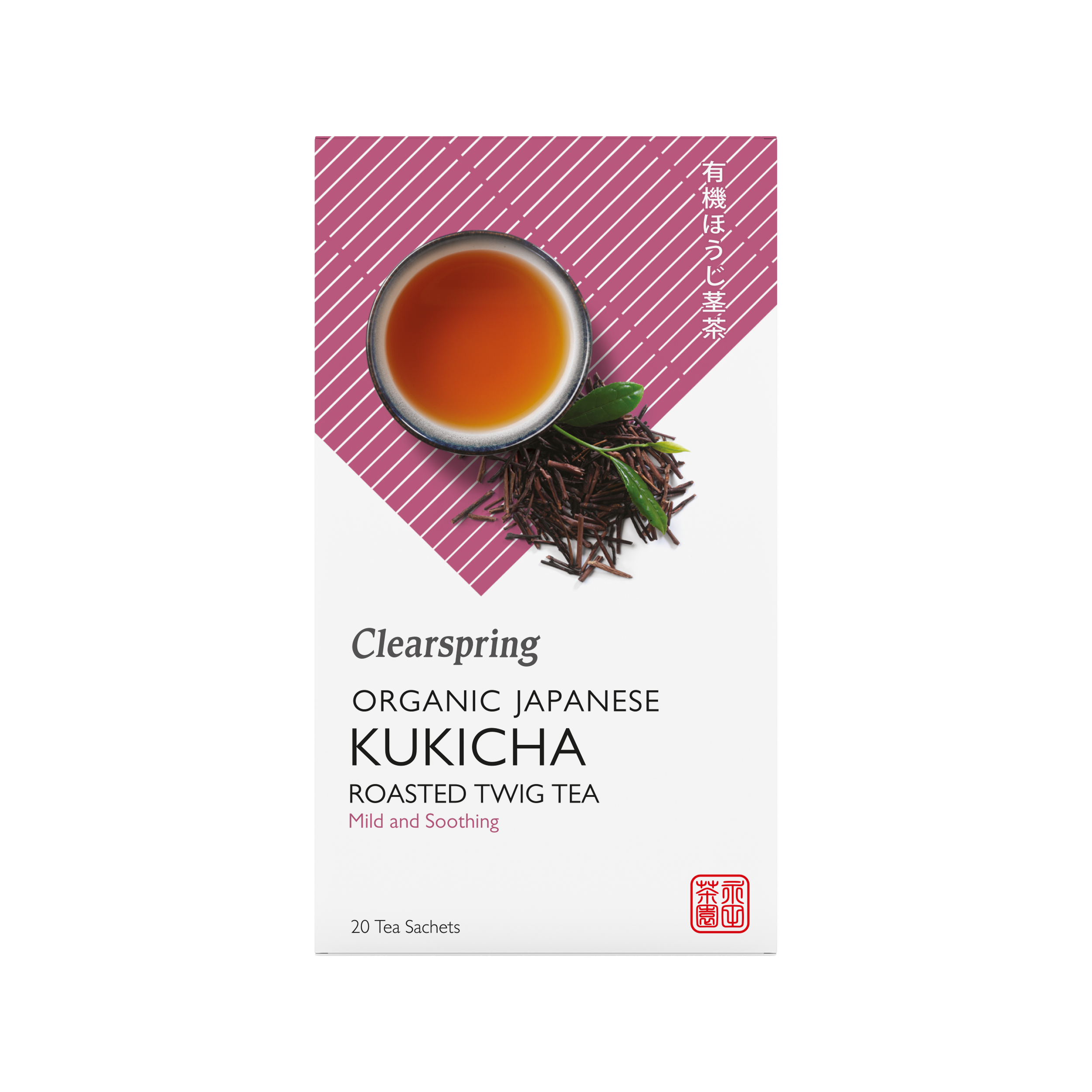 Organic Japanese Kukicha 20p x4, EKO