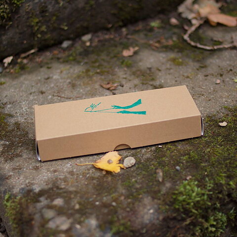 Papperskassett för rökelseförvaring, 178×70×27 mm, naturfärgad