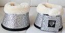 BELL BOOTS SPARKLY SILVER TEDDY