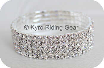 Strassarmband 5 rader