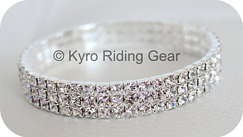 Strassarmband 3 rader