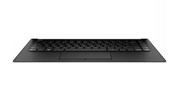 HP Top Case & Keyboard, Black - Nordisk layout