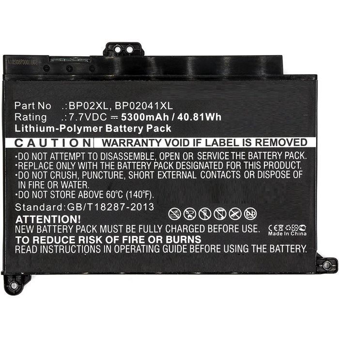 CoreParts Laptop Battery for HP 41Wh Li-Pol 7.7V 5300mAh
