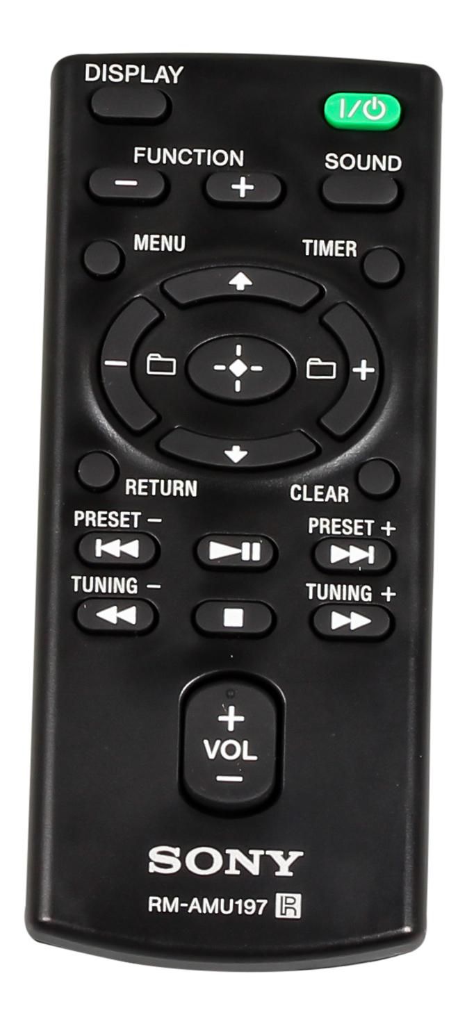 Sony Remote Commander (RM-AMU197)