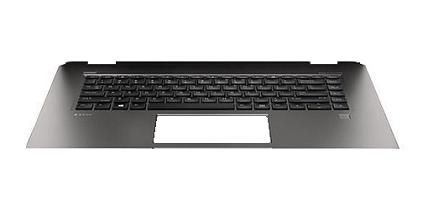 HP Top cover with keyboard swedish (includes keyboard cable), Backlit