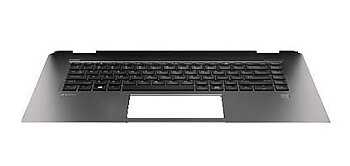 HP Top cover with keyboard swedish (includes keyboard cable), Backlit