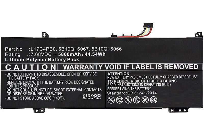 CoreParts Laptop Battery for Lenovo 45Wh Li-ion 7.68V 5800mAh