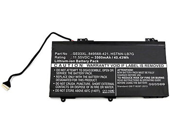 CoreParts Laptop Battery for HP 40Wh Li-ion 11.55V 3500mAh