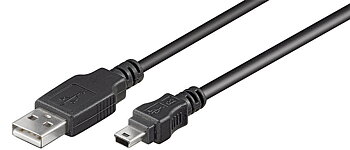 Microconnect  USB 2.0 Type A to Mini-B Cable, 1m