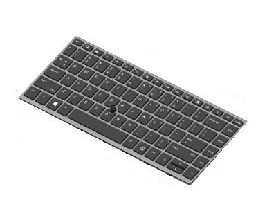 HP Keyboard with a backlight, privacy