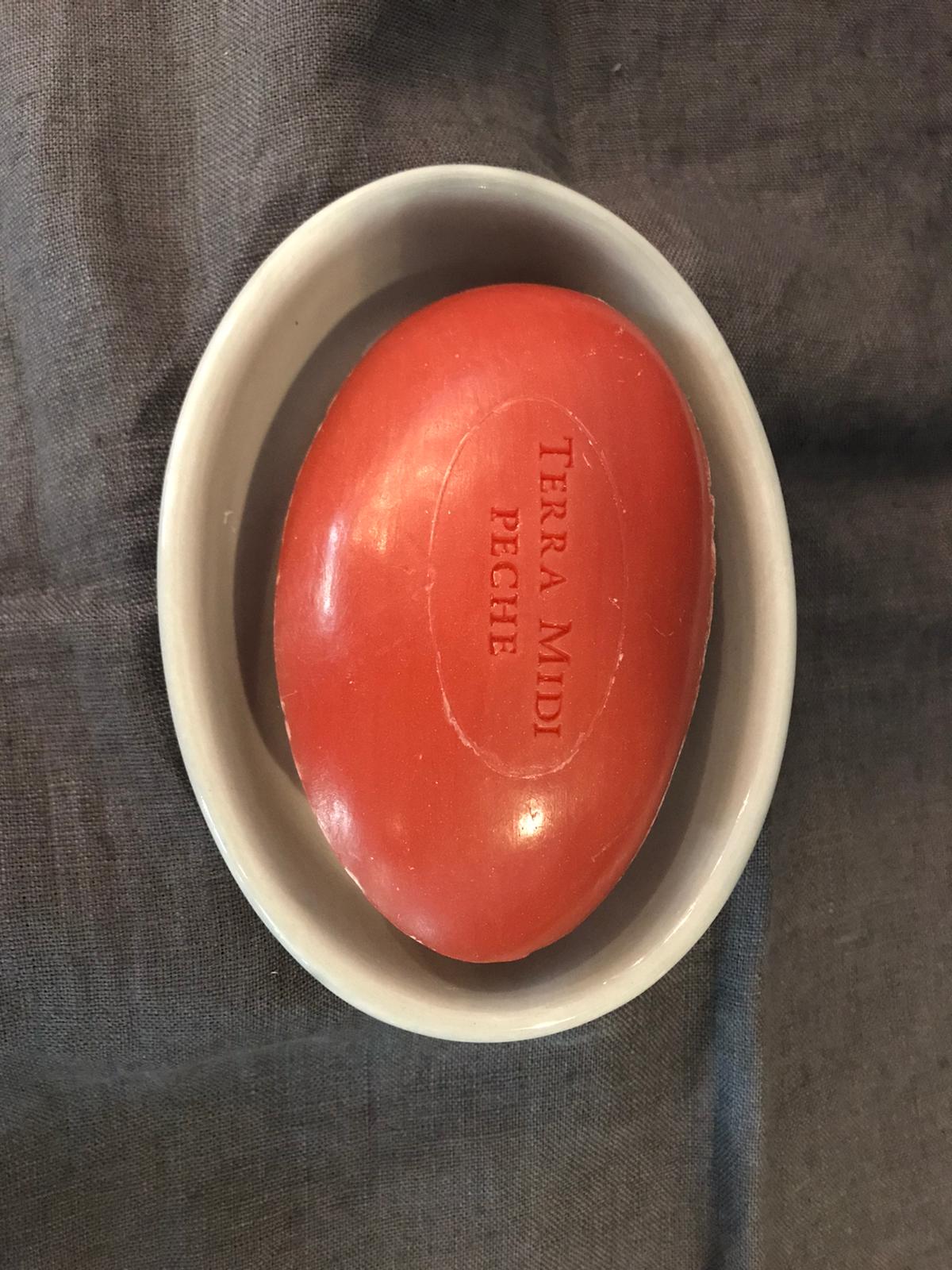 Oval Tvålfat light grey
