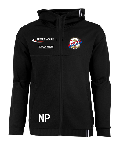 Unihoc Hood Zip Legacy Sr (Höganäs IBF)