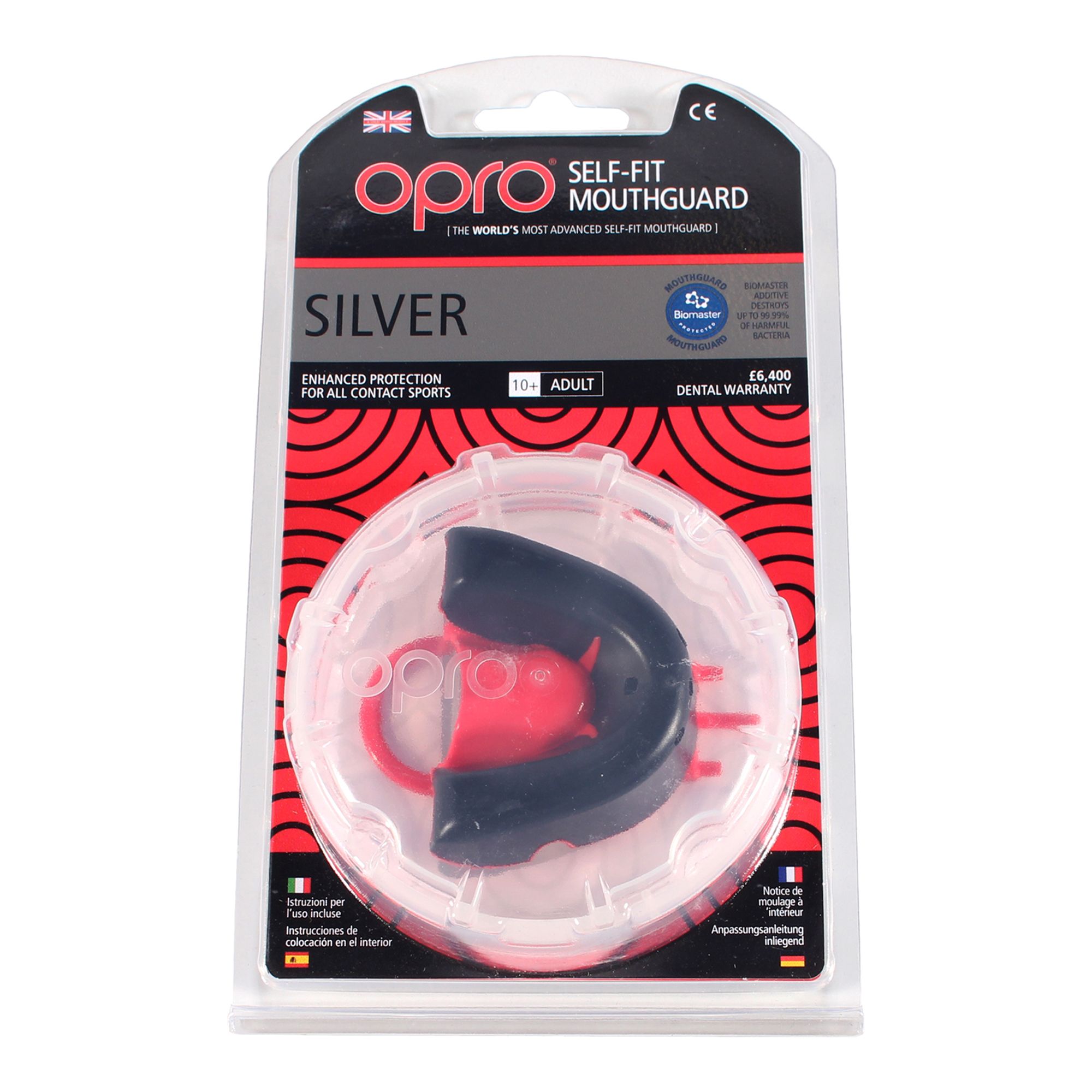 Opro Tandskydd Silver Ce