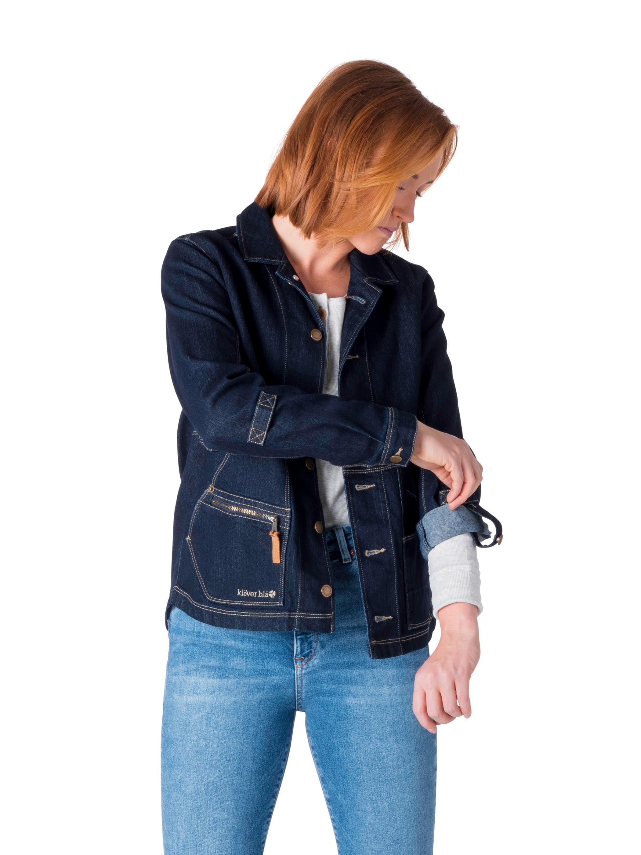 Olga overshirt - worker jeans jacket - 4