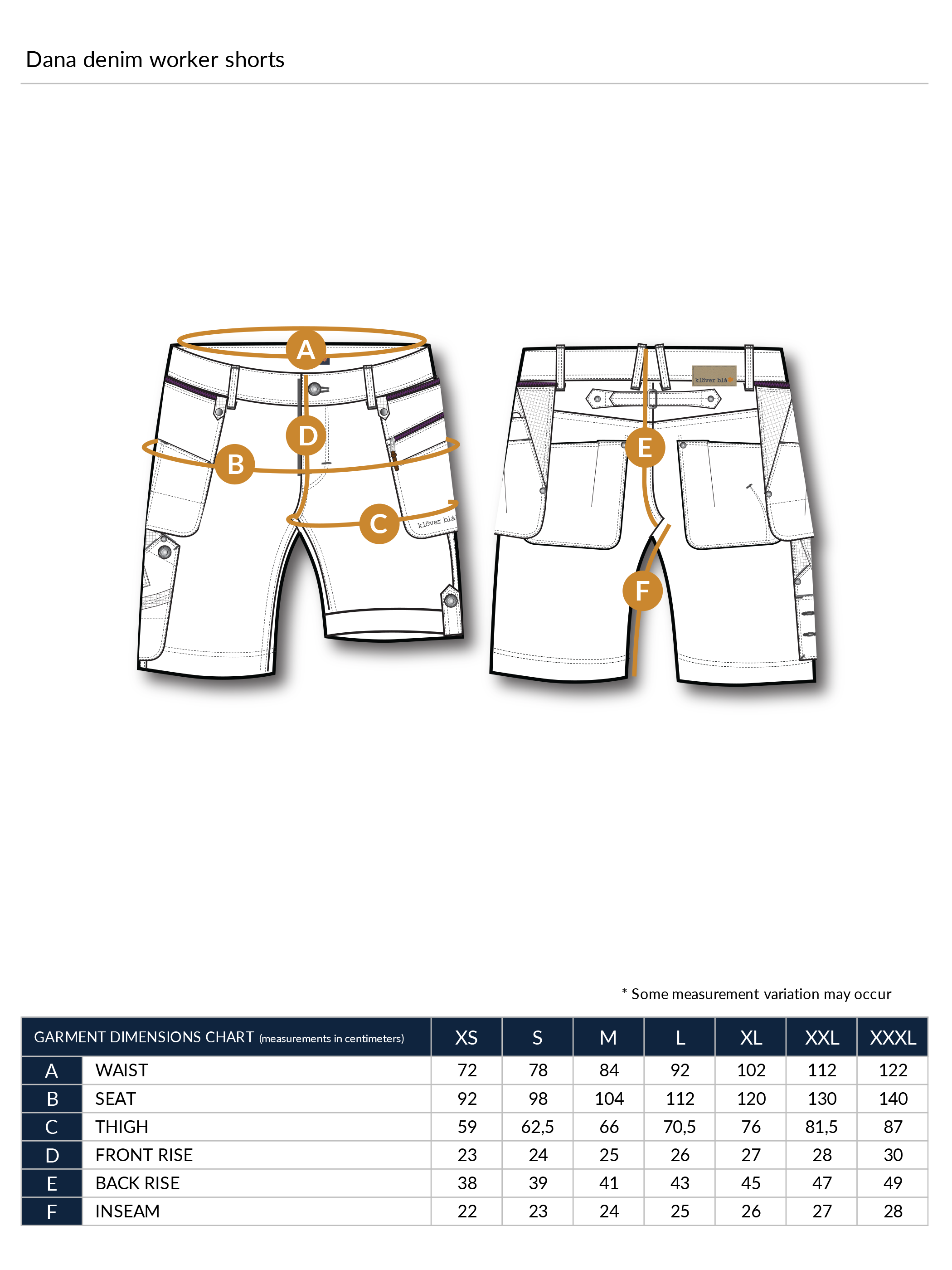 Dana Denim Worker Shorts - women’s utility shorts - 3