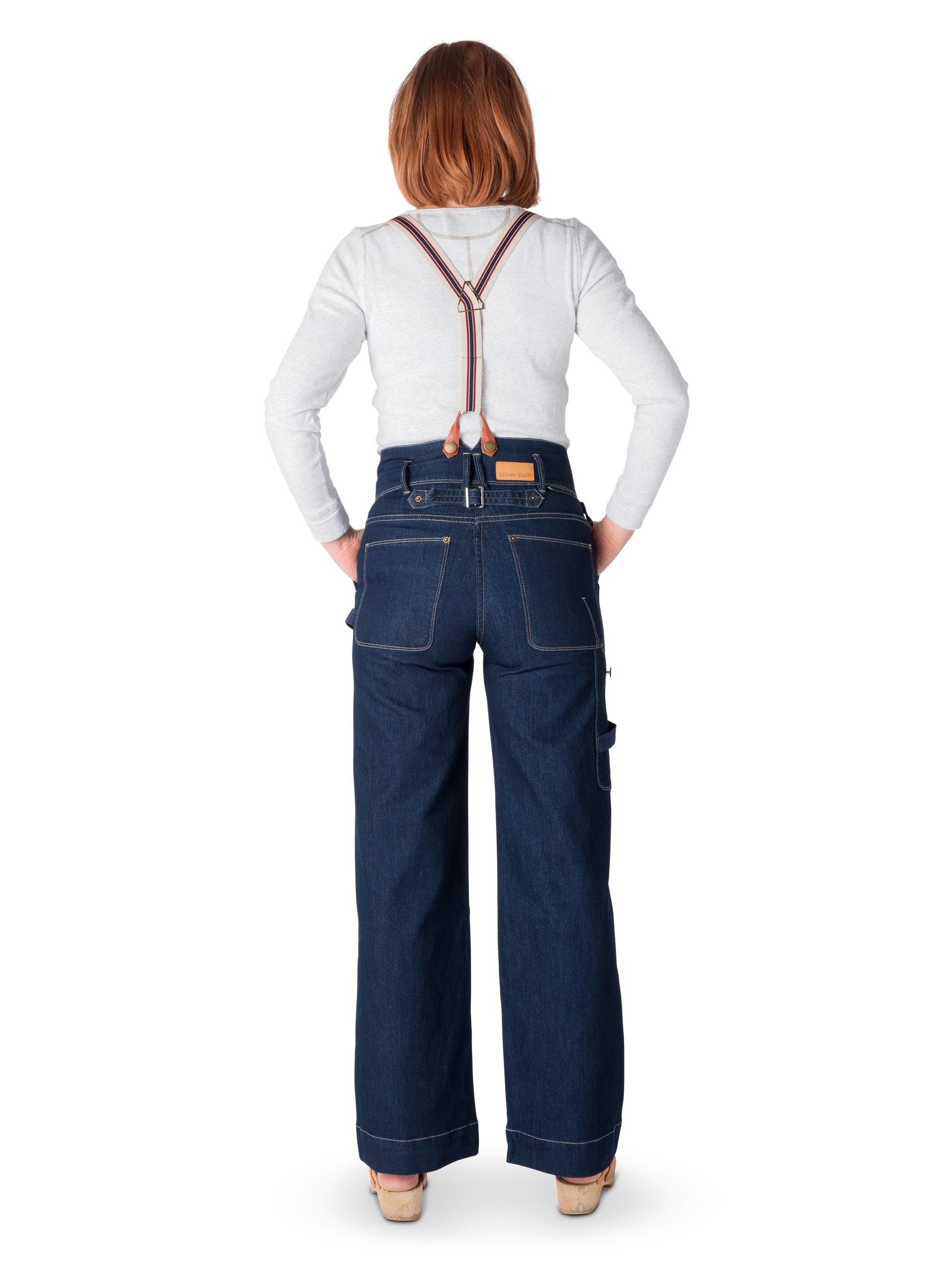 Linda denim worker pants - women's work trousers - Flora Manufaktur ENG