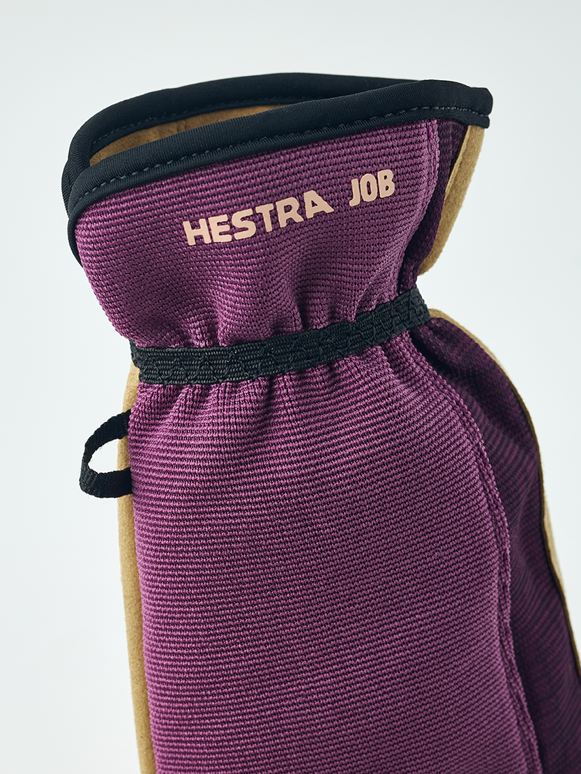 Hestra Work Glove - Terra Utility - Bordeaux - 4