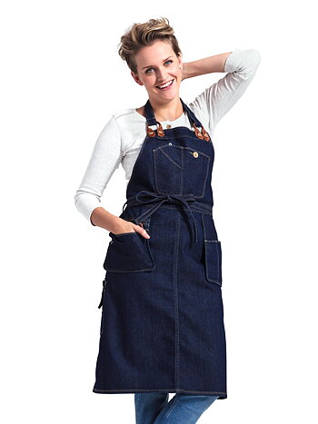 Brooklyn Denim Apron - work apron
