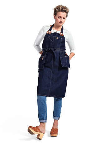 Brooklyn Denim Apron - work apron