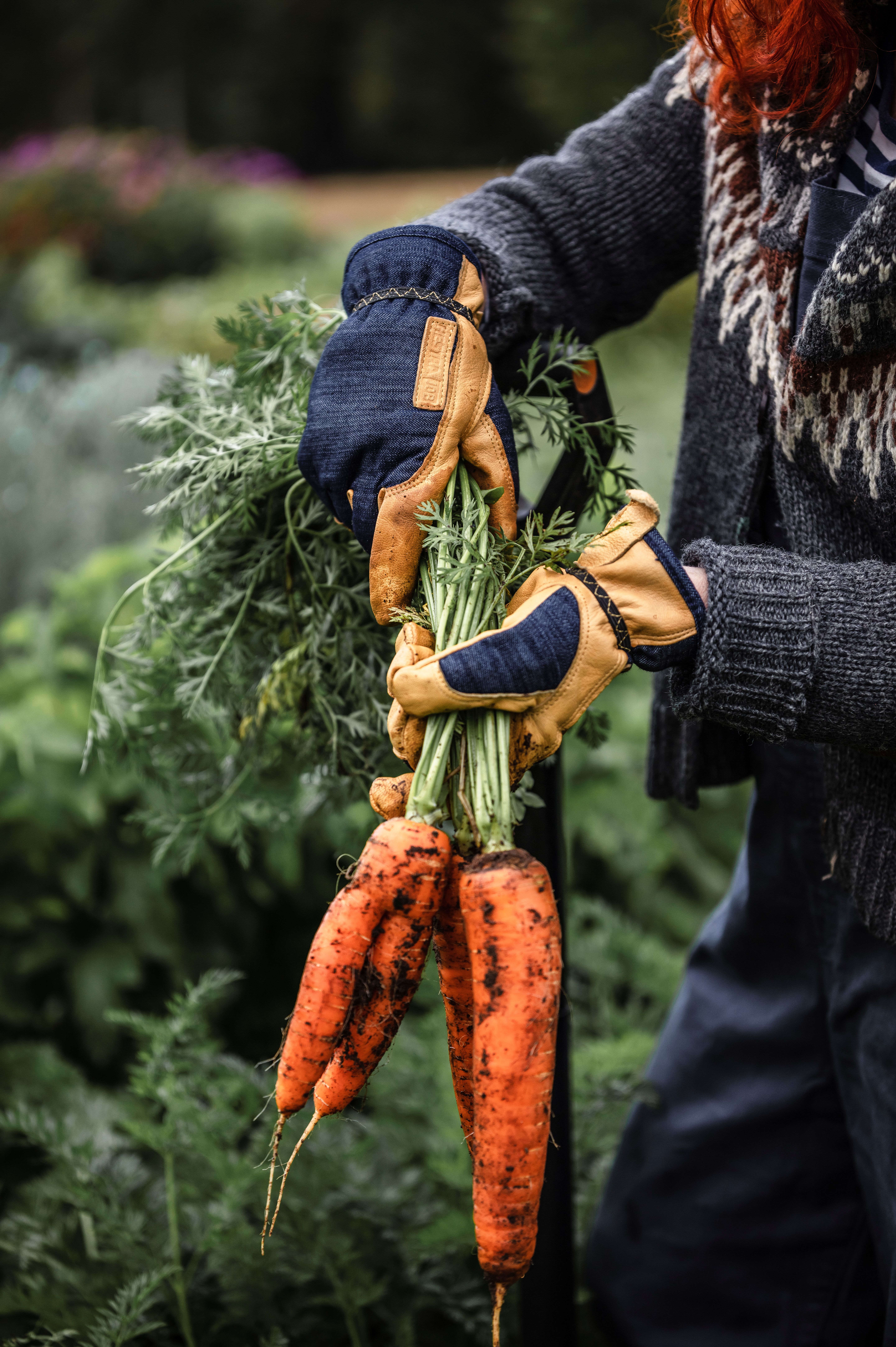 Hestra Arbetshandske - Indigo - Kobolt Denim Glove - 6